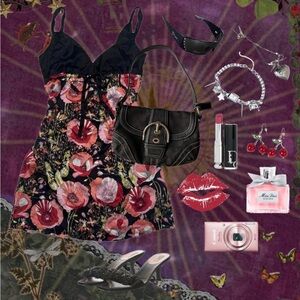 Vintage Y2K Guess Floral Babydoll Dress